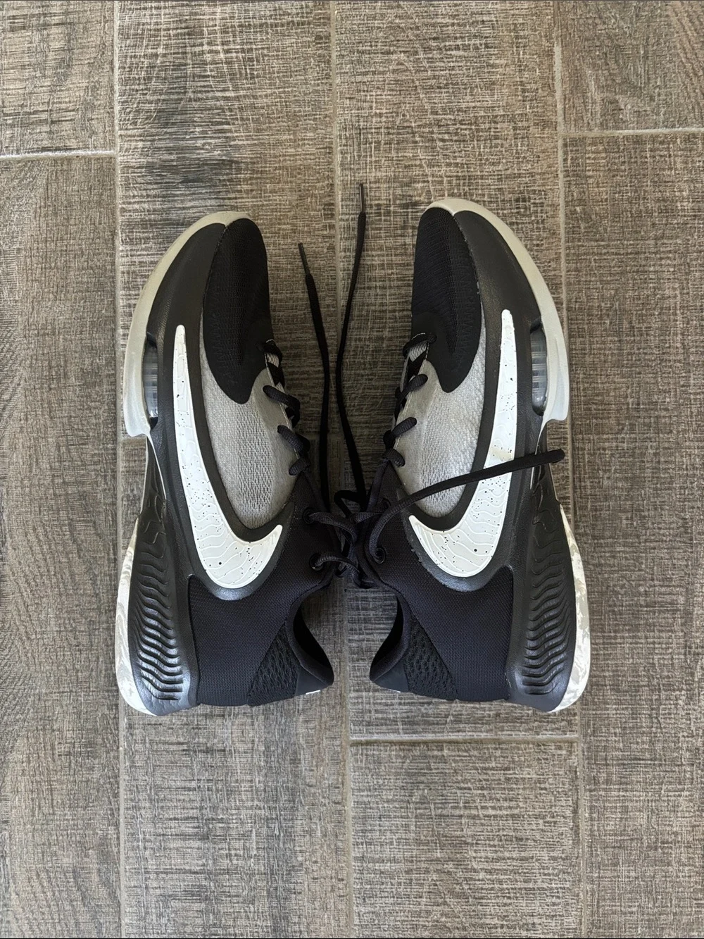 Nike Zoom Freak 4 Black Basketball Shoes Men’s 10 - Picture 5 of 7